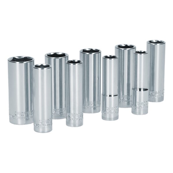 S12M.jpg S12M - Juego de dados largos cuadro de 3/8", 6 puntas, métricos, 9 piezas Surtek