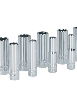 S13M.jpg S13M - Juego de dados largos cuadro de 1/4", 6 puntas, métricos, 9 piezas Surtek