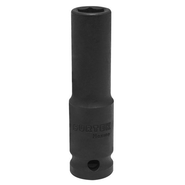 S7812HLM - Dado de impacto largo cuadro de 1/2", 6 puntas, métrico, 12 mm Surtek