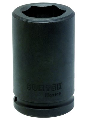 S7924HL - Dado de impacto largo cuadro de 3/4", 6 puntas, en pulgadas, 1-1/2" Surtek