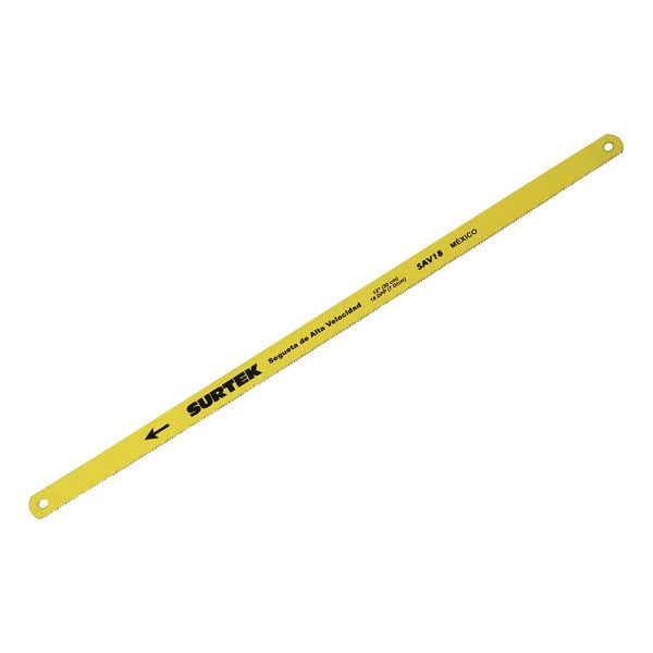 SAV18 - Segueta de acero alta velocidad 12", 18 DPP, 10 piezas Surtek