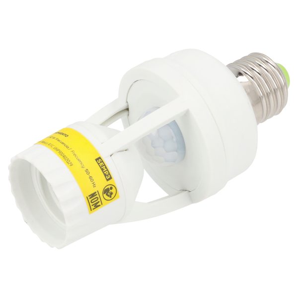 SEMP3 - Sensor de movimiento con portalampara, 3m Surtek
