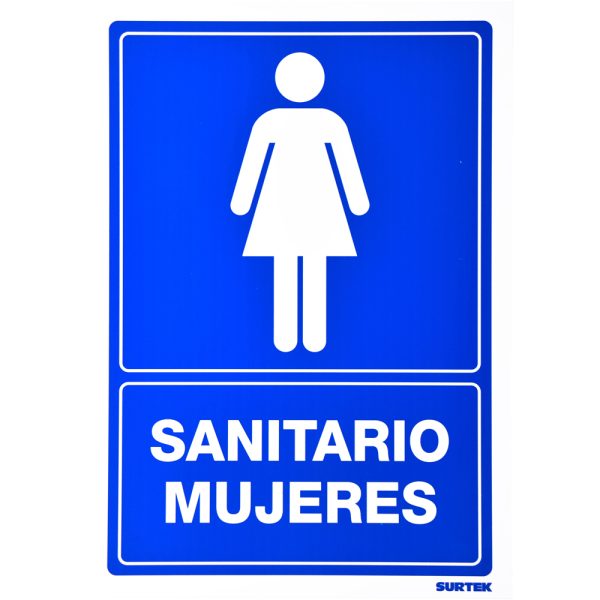 SES16 - Señal "Sanitario mujeres" Surtek
