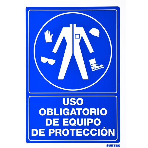 SES21 - Señal "Uso obligatorio de equipo de protección" Surtek