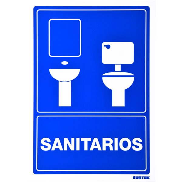SES24 - Señal "Sanitarios" Surtek