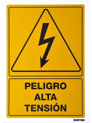 SES27.jpg SES27 - Señal "Peligro alta tensión" Surtek