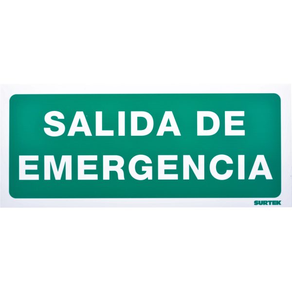 SES3 - Señal "Salida de emergencia" Surtek