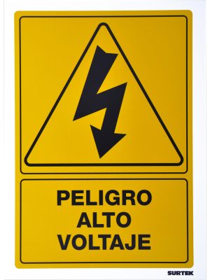 SES31.jpg SES31 - Señal "Peligro alto voltaje" Surtek