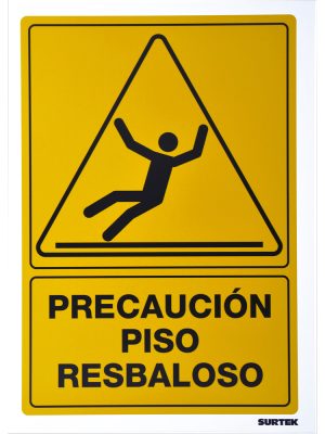 SES33.jpg SES33 - Señal "Precaución piso resbaloso" Surtek