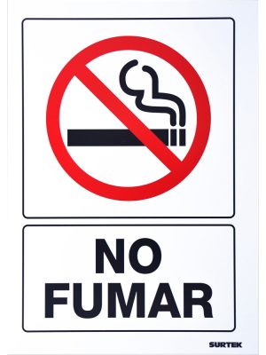 SES39.jpg SES39 - Señal "No fumar" Surtek