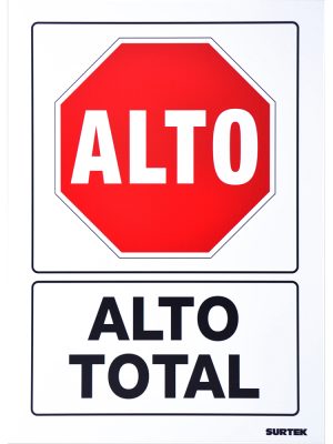 SES42.jpg SES42 - Señal "Alto total" Surtek