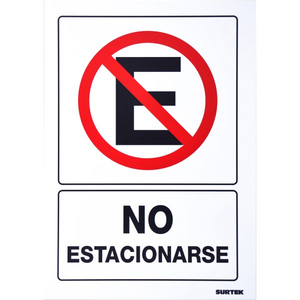 SES43 - Señal "No estacionarse" Surtek