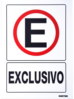 SES44.jpg SES44 - Señal "Exclusivo" Surtek