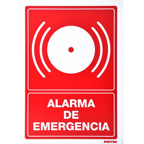 SES46 - Señal "Alarma de emergencia" Surtek