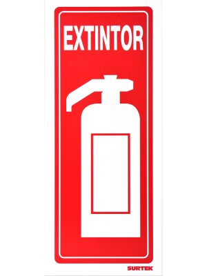 SES48.jpg SES48 - Señal "Extintor" vertical Surtek
