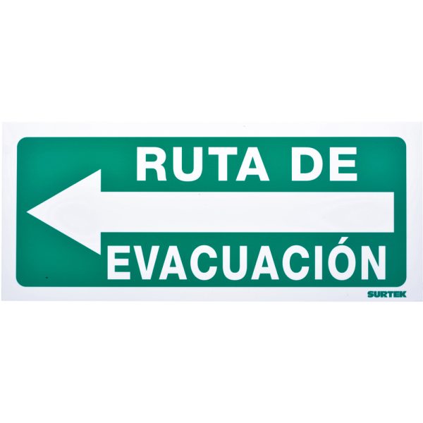 SES5.jpg SES5 - Señal "Ruta de evacuación" izquierda Surtek