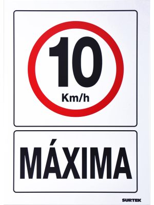 SES50.jpg SES50 - Señal "10 km/h máxima" Surtek