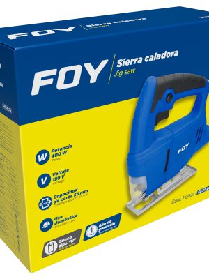 SK302B - Sierra caladora 65 mm 400 W 120 V, 0 - 3,300 RPM Foy