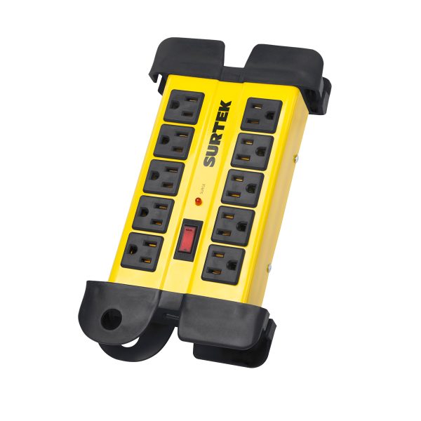 SP10.jpg SP10 - Supresor de picos 10 entradas cable 1200 J, 90 cm Surtek