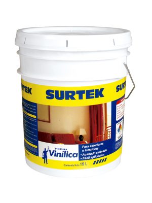SP20421.jpg SP20421 - Cubeta de pintura vinílica 19 Lt color marfil Surtek