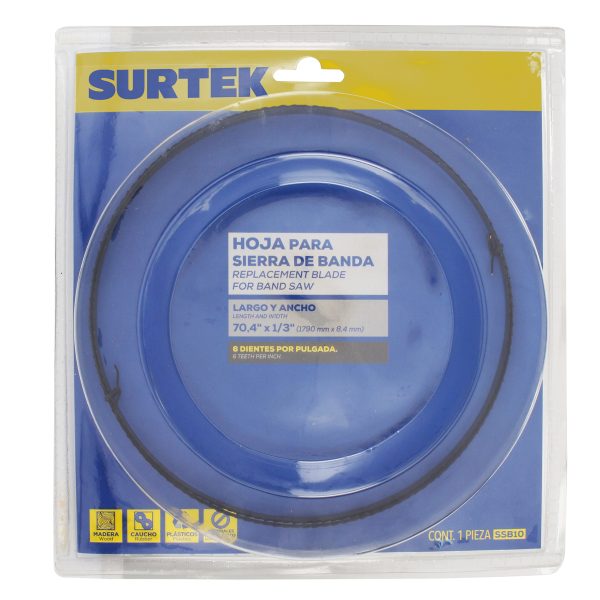 SSB10 - Hoja para sierra de banda 10" 4 dpp Surtek