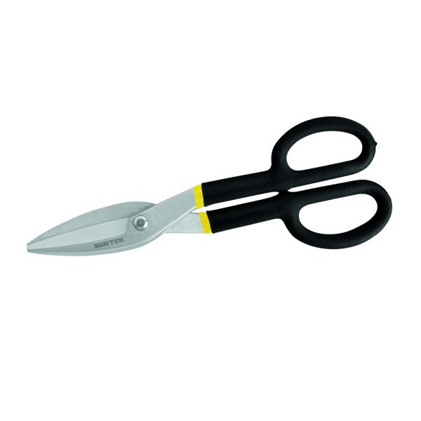 T03 - Tijeras para hojalatero con mango rubber grip 14" Surtek
