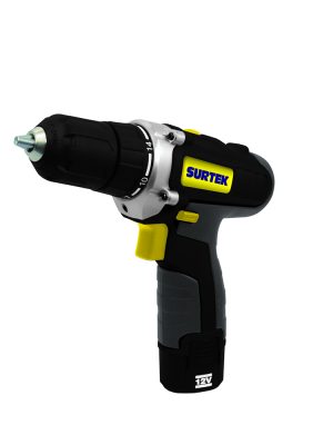 TBA612 - Taladro/atornillador 3/8" batería de Li-ion 12 V, 26 Nm Surtek