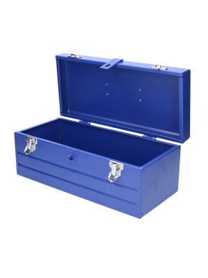 TBF12 - Caja portaherramientas metálica color azul sin charola 17" x 6" x 6" Foy