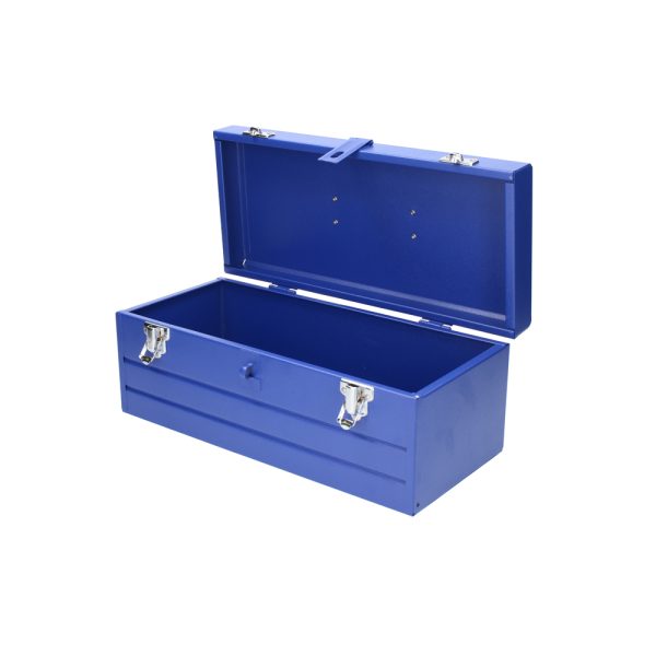TBF12.jpg TBF12 - Caja portaherramientas metálica color azul sin charola 17" x 6" x 6" Foy