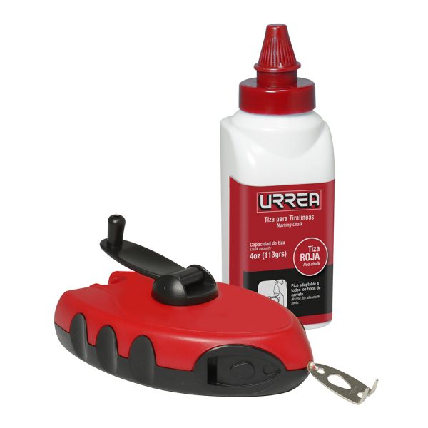 TL30P - Tiralíneas con cuerpo de plástico 30 m con tiza Urrea