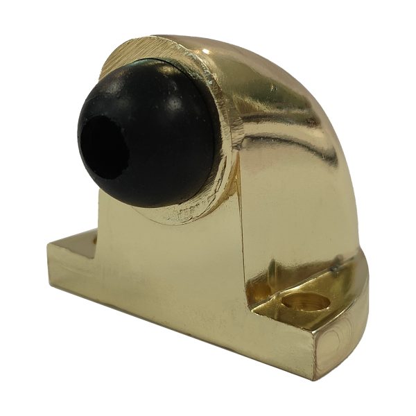 TOPCL - Tope tipo codo para puerta latón brillante Lock