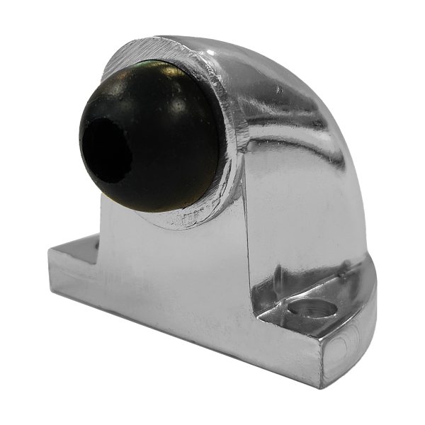 TOPCS - Tope tipo codo para puerta níquel satinado Lock