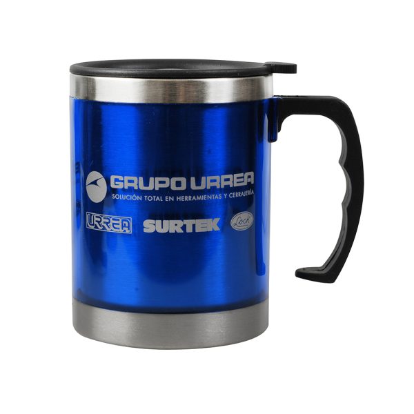 TZG.jpg TZG - Taza térmica color azul de acero inoxidable 350 ml Surtek