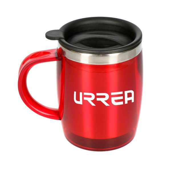 TZU - Taza térmica color rojo de acero inoxidable 350 ml Urrea