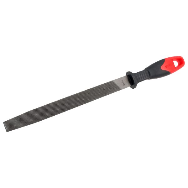 UFPBB12 - Lima plana bastarda con mango bimaterial 12" Urrea