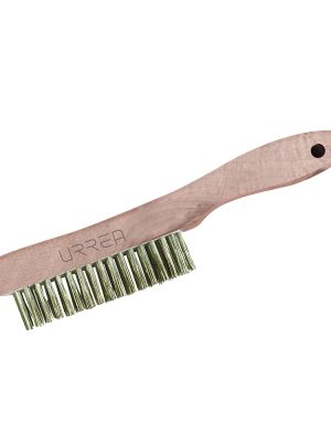 UH1886 - Cepillo de cerdas de bronce-aluminio antichispa con 4x16 filas de pinceles con mango Urrea