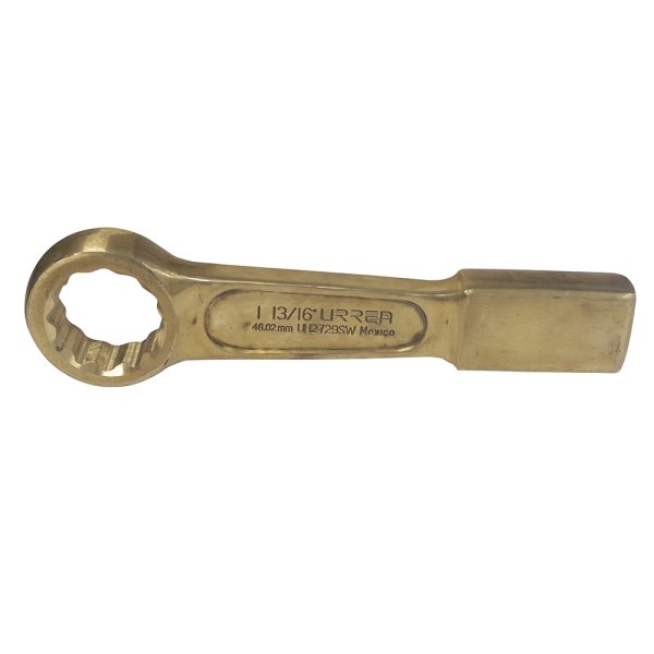 UH2729SW - Llave de golpe plana de bronce-aluminio antichispa en pulgadas, 12 puntas, 1-13/16" Urrea