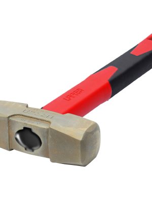 UH67FG - Marro de bronce-aluminio antichispa de 2.75lb con mango corto de fibra de vidrio 14" Urrea