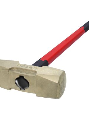 UH74FG.jpg UH74FG - Marro de bronce-aluminio antichispa de 18lb con mango extra largo de fibra de vidrio 34" Urrea