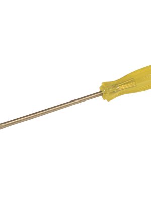 UH9616 - Destornillador de bronce-aluminio antichispa con mango ámbar, punta plana de 1/4" Urrea