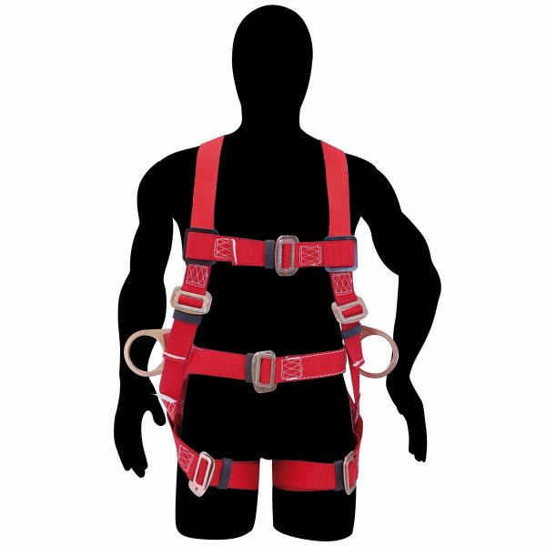 USA6B - Arnés de seguridad de posicionamiento con cinturón, talla 40-44 Urrea