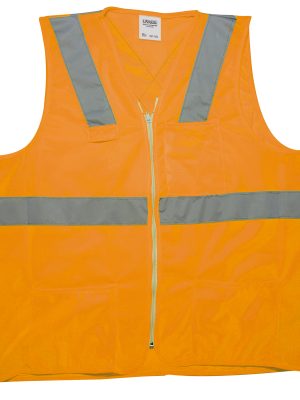USCH54 - Chaleco de seguridad cerrado de alta visibilidad naranja EEG Urrea