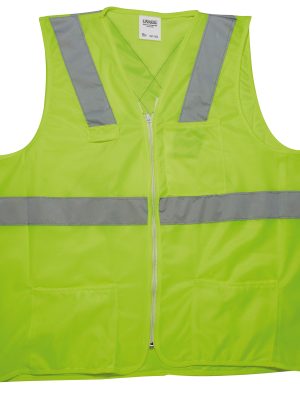 USCH64 - Chaleco de seguridad cerrado de alta visibilidad verde EEG Urrea