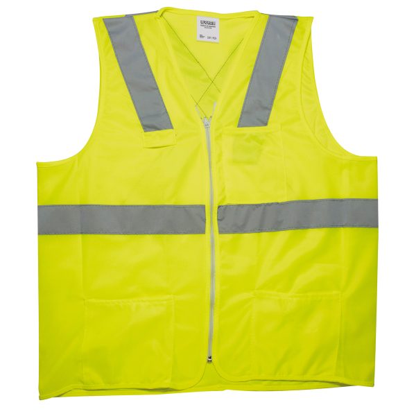 USCH73 - Chaleco de seguridad cerrado de alta visibilidad amarillo EG Urrea