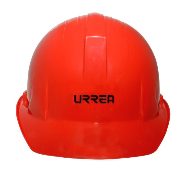 USH02R - Casco de seguridad con ajuste de intervalos de 4 puntos, color rojo Urrea