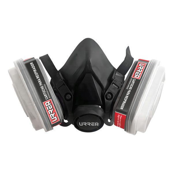 USR12 - Mascarilla respirador media cara 2 filtros Urrea