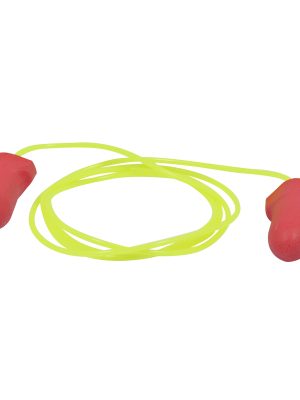 USTO3 - Tapones para oídos desechables de alta visibilidad color rojo SNR 32 dB Urrea