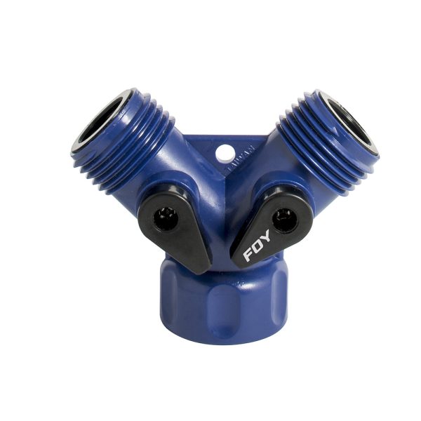 VALY01P.jpg VALY01P - Adaptador para manguera de riego en "Y" de plástico 11 x 7cm Foy