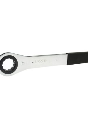 WER48 - Llave de estrías pulido espejo plana de matraca en pulgadas, 12 puntas, 1-1/2" Urrea