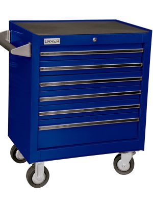 X27M6A.jpg X27M6A - Gabinete móvil 6 gavetas color azul serie X 27" Urrea